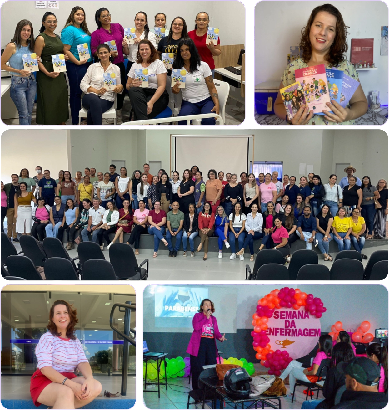 Kirky Dejane em palestras, formações e momentos com alunas